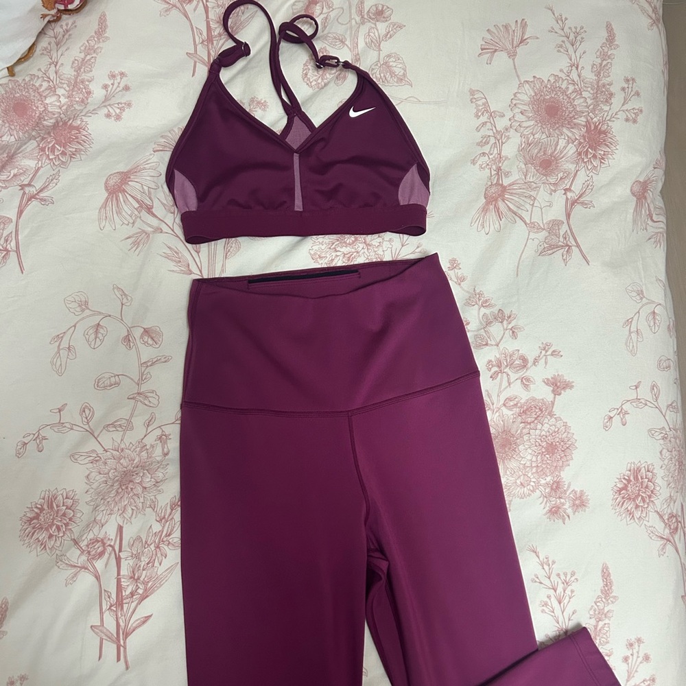 Nike Dri-FIT pink matching set